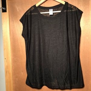 See through WORKOUT shirt